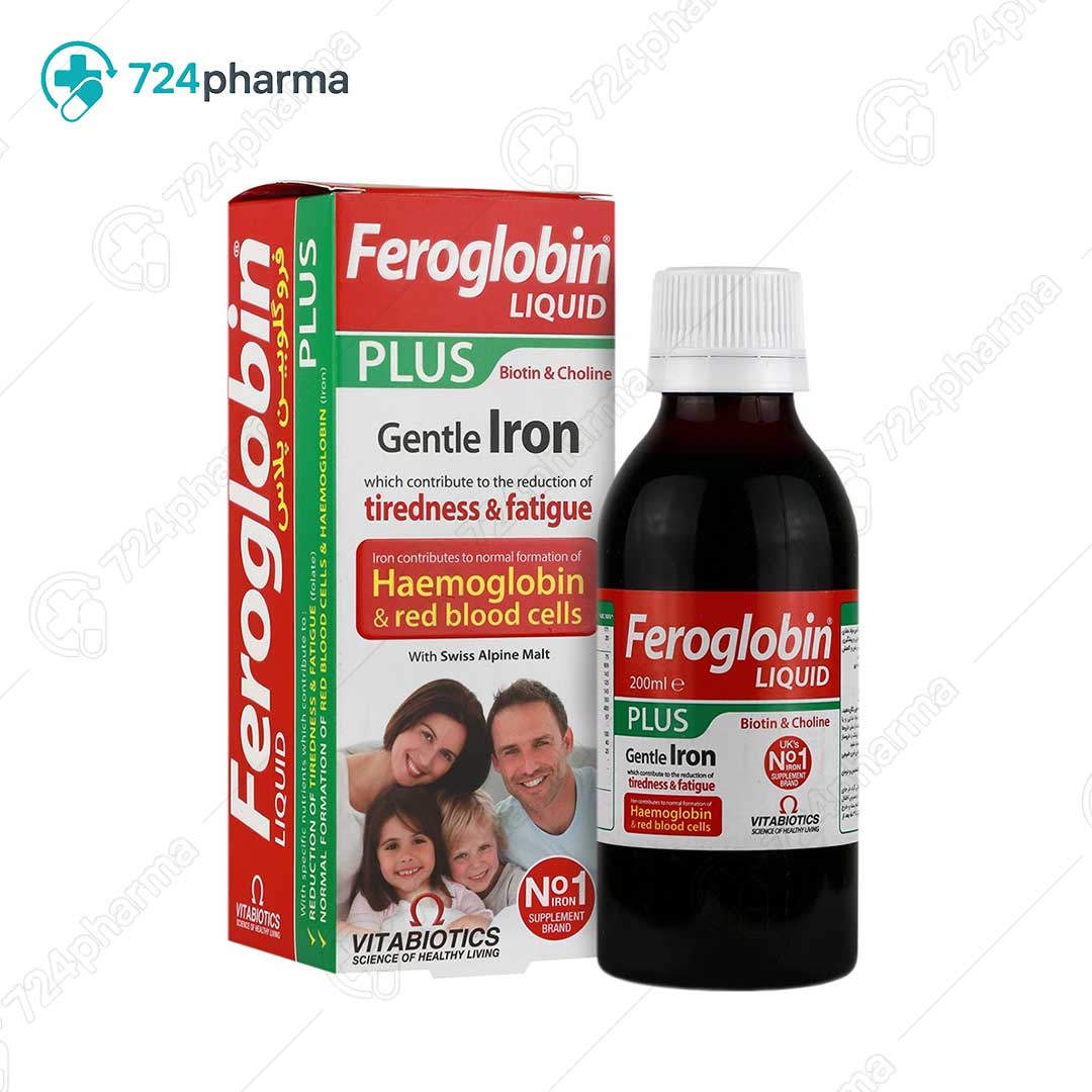 تصویر شربت فروگلوبین پلاس ویتابیوتیکس