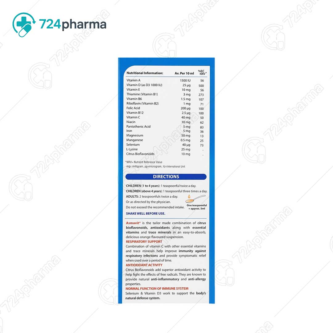 تصویر شربت آسماویت ویتابیوتیکس