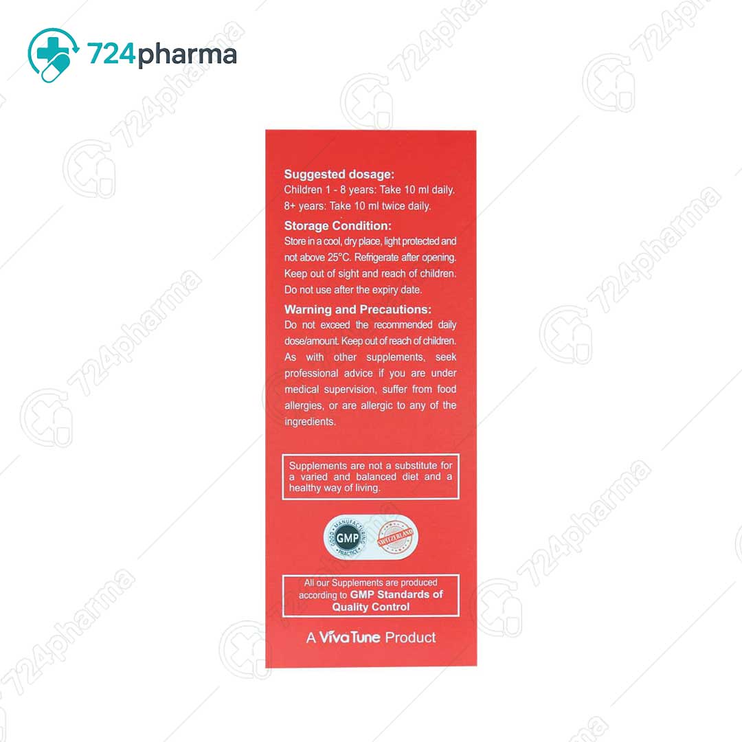 تصویر شربت فروسیس لیپوزومال ویوا کیدز