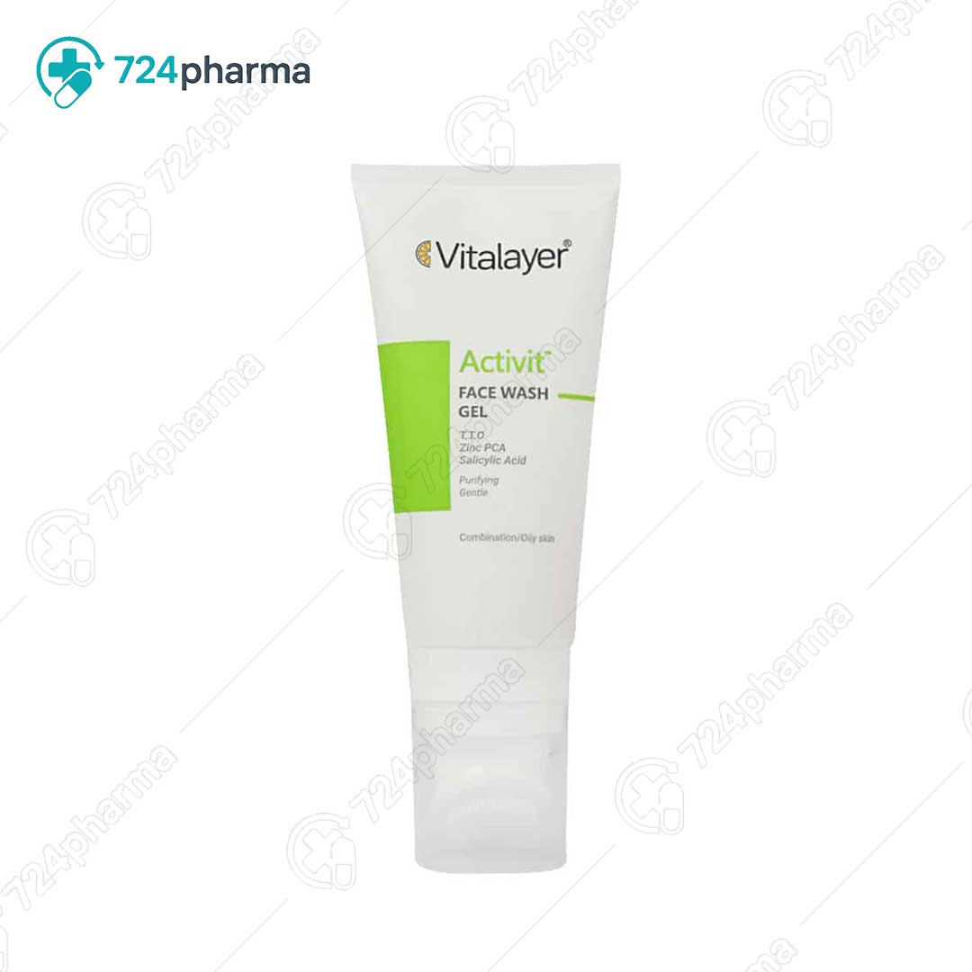 تصویر ژل شستشوی صورت اکتی ویت ویتالیر