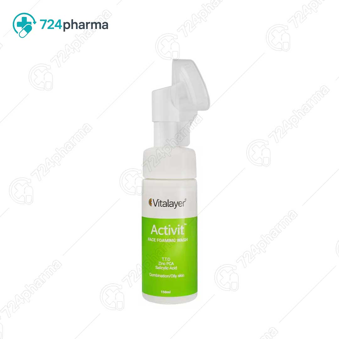 تصویر فوم شستشوی صورت اکتی ویت ویتالیر
