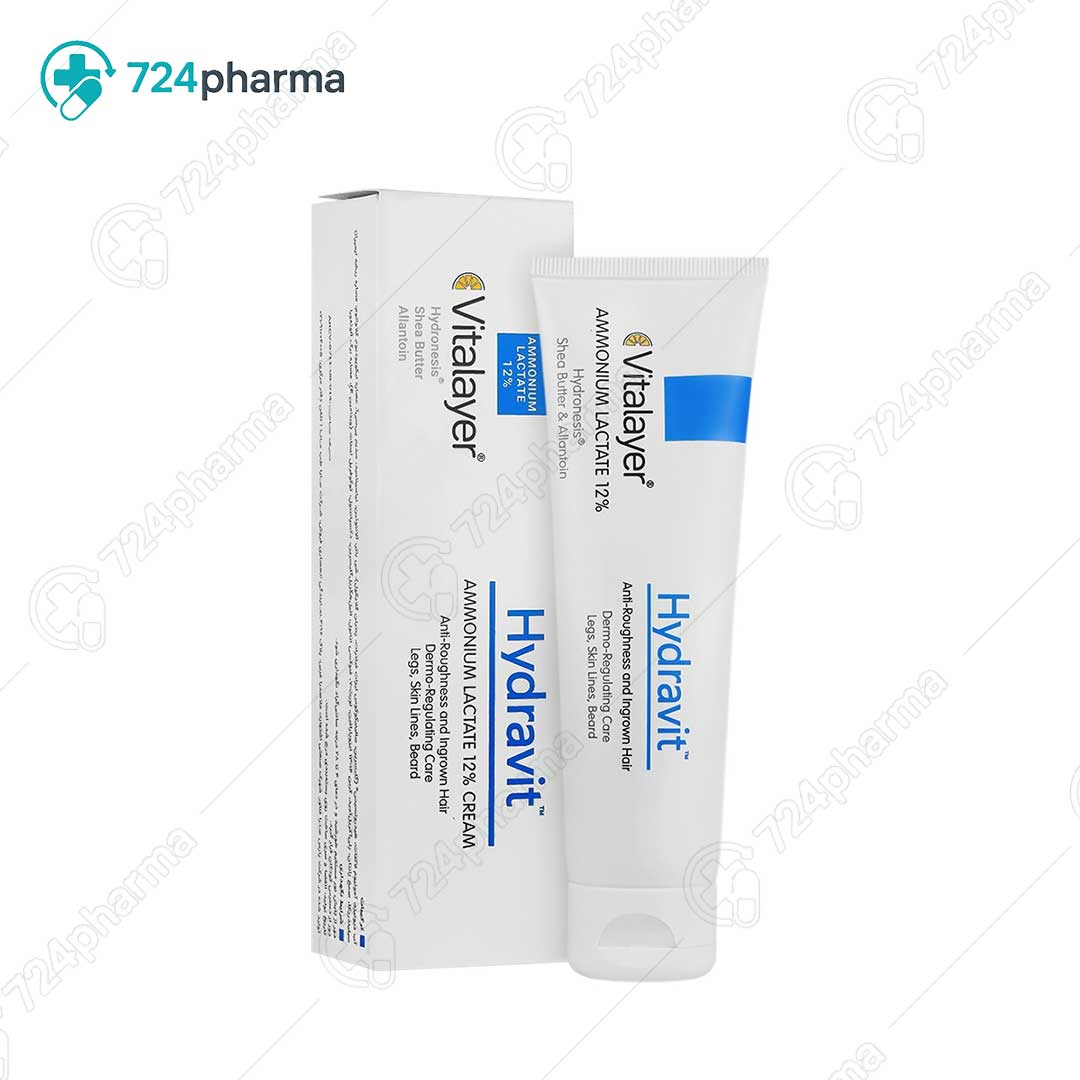 تصویر کرم آمونیوم لاکتات 12 درصد هیدراویت