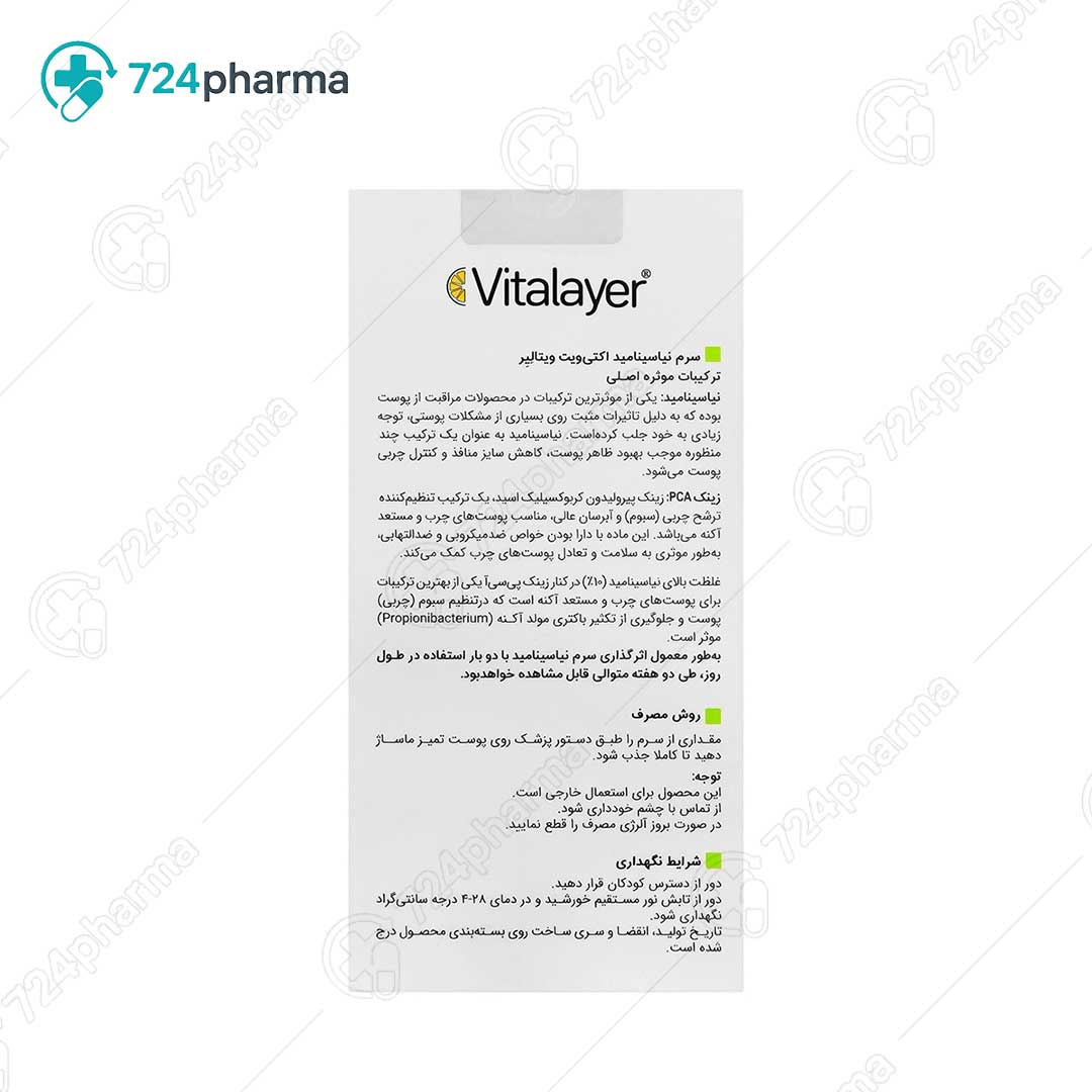 تصویر سرم نیاسینامید اکتی ویت ویتالیر